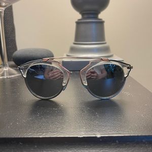 Christian Dior Dior So Real Sunglasses Silver Mirror